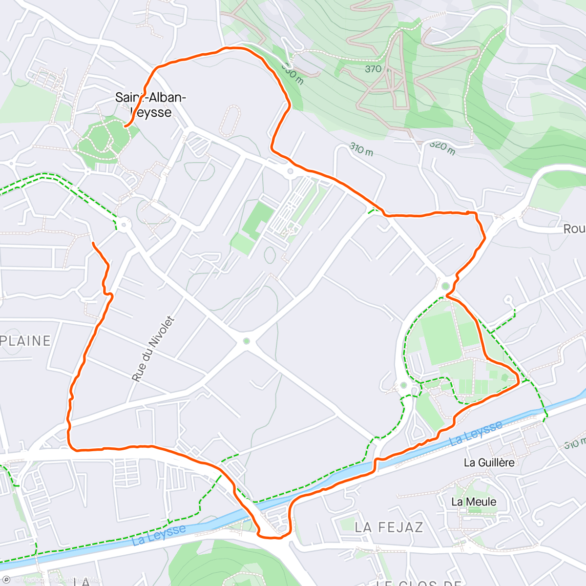Map of the activity, Promenade du dimanche soir avec Païka