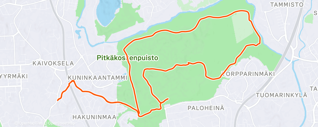 Map of the activity, Afternoon Gravel Ride