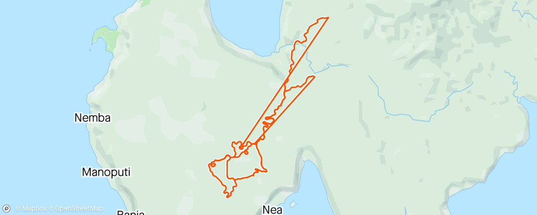 Map of the activity, Zwift - Pacer Group Ride: Island Hopper in Makuri Islands with Miguel