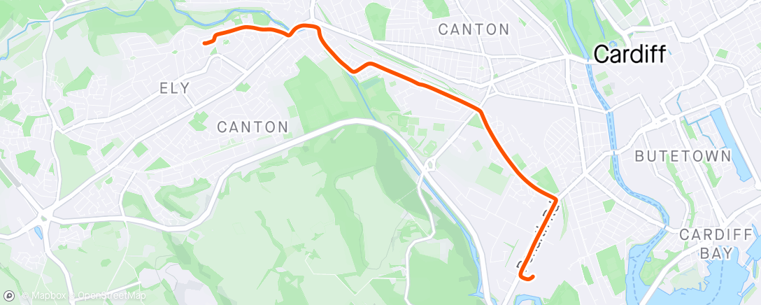 Map of the activity, Windy ride home 🏠 💨🌪️🚴🏻‍♂️🎒