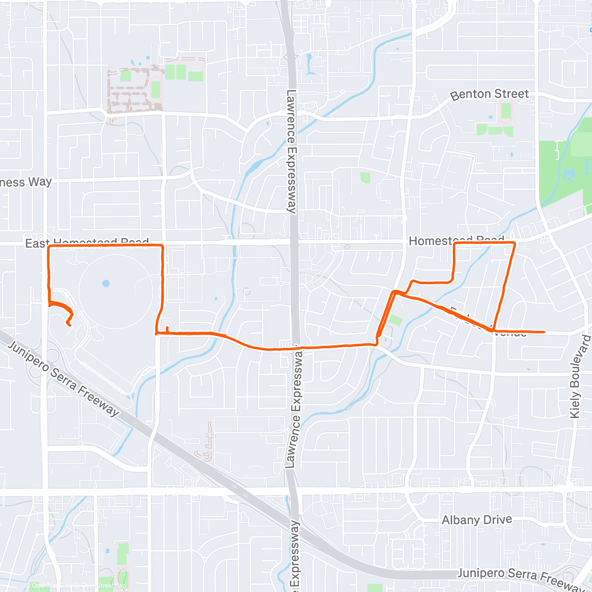Map of the activity, Christmas Eve!