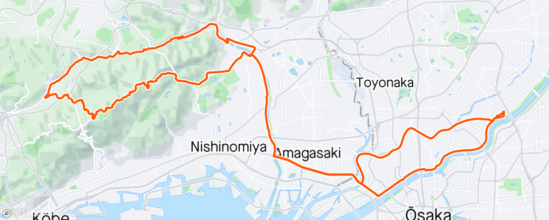 Map of the activity, 六甲山