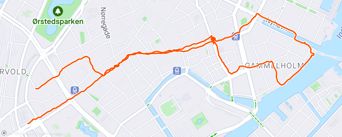 Map of the activity, Rondje wandelen in Kopenhagen