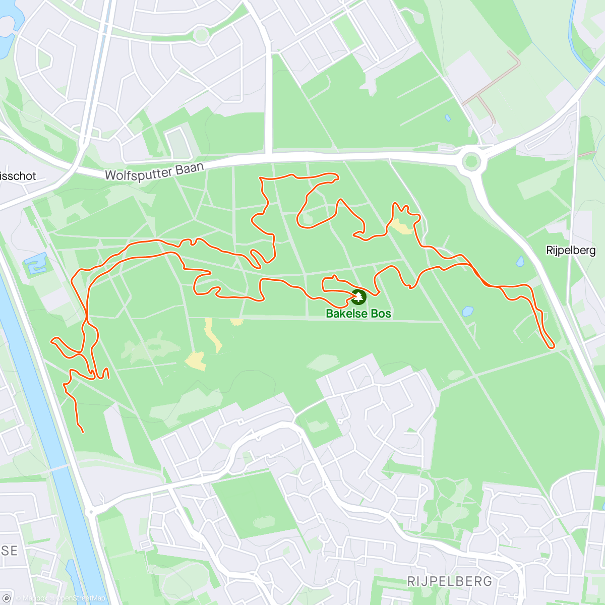 Map of the activity, Helmond first time
