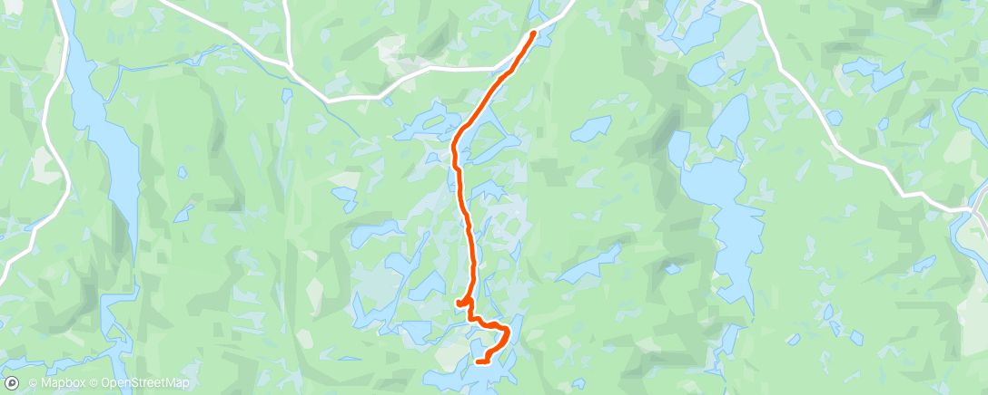 Map of the activity, Myklandsvanna