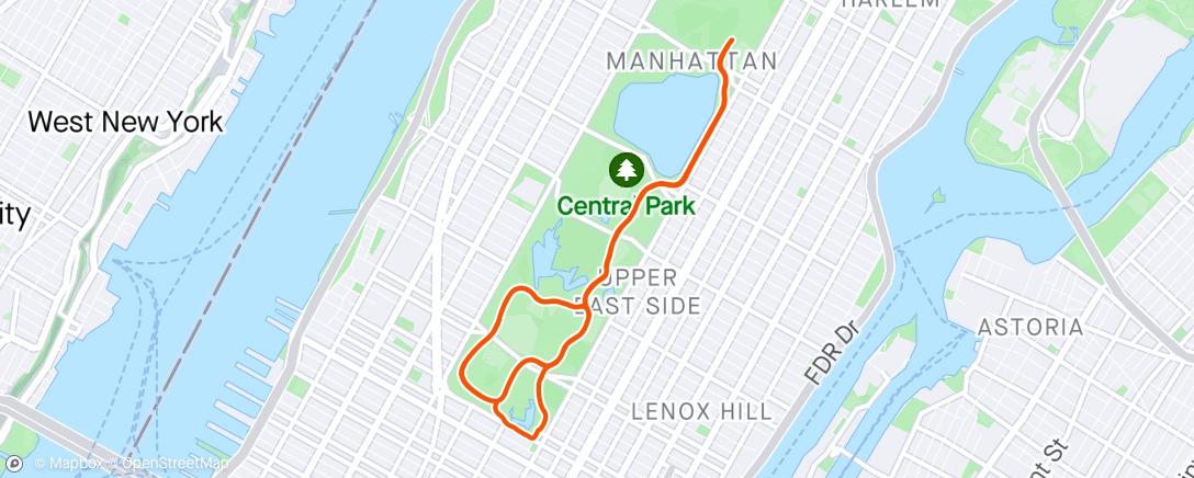 Map of the activity, Central Park preview for Calli