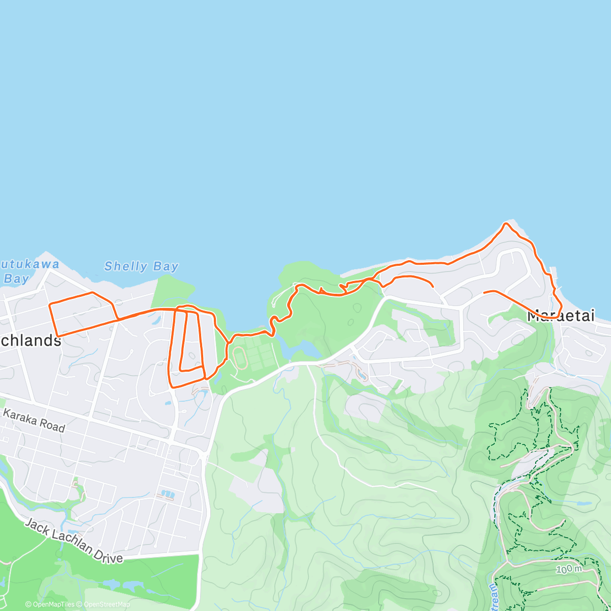 Map of the activity, Ride around with Arlene.