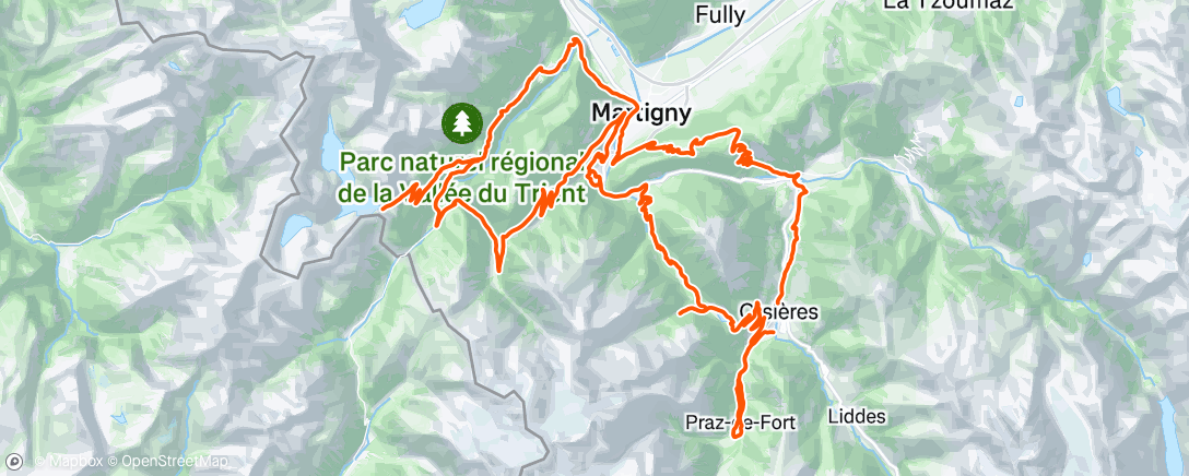 Map of the activity, ⛰️🏔️☀️