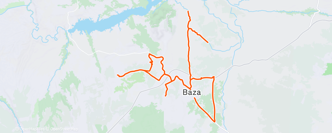 Карта физической активности (Bicicleta por la mañana)