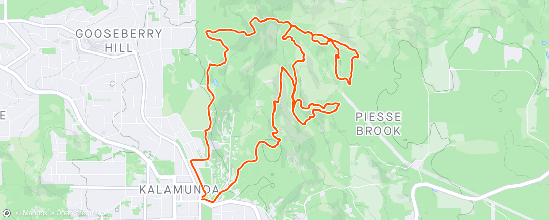 Map of the activity, Easy trails with Lily