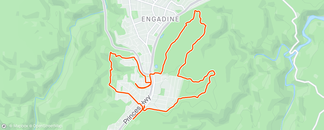 Map of the activity, West & East Heathcote