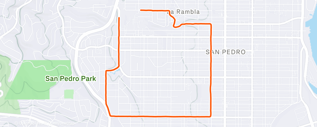 Карта физической активности (Morning Run)