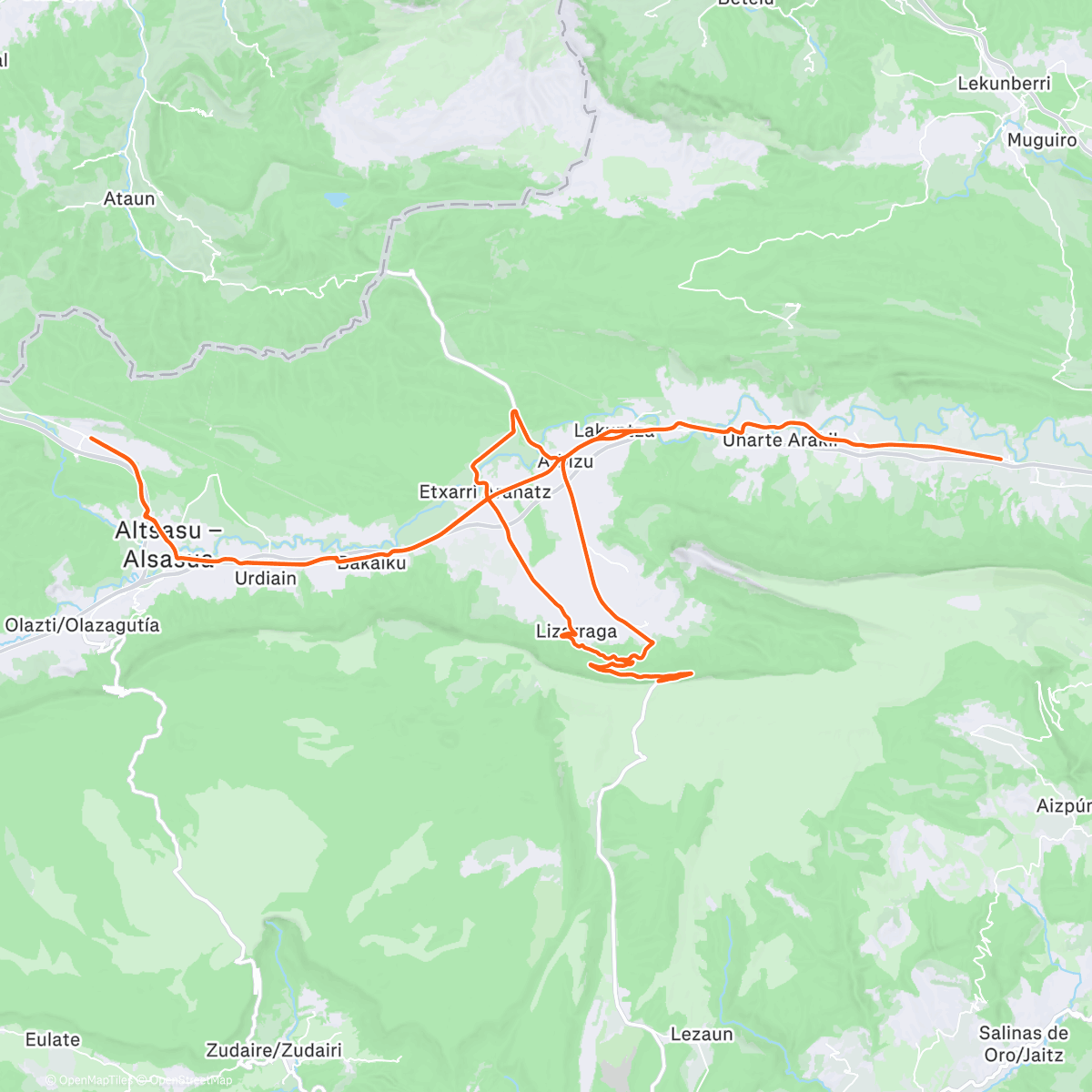 Карта физической активности (corasonsito)