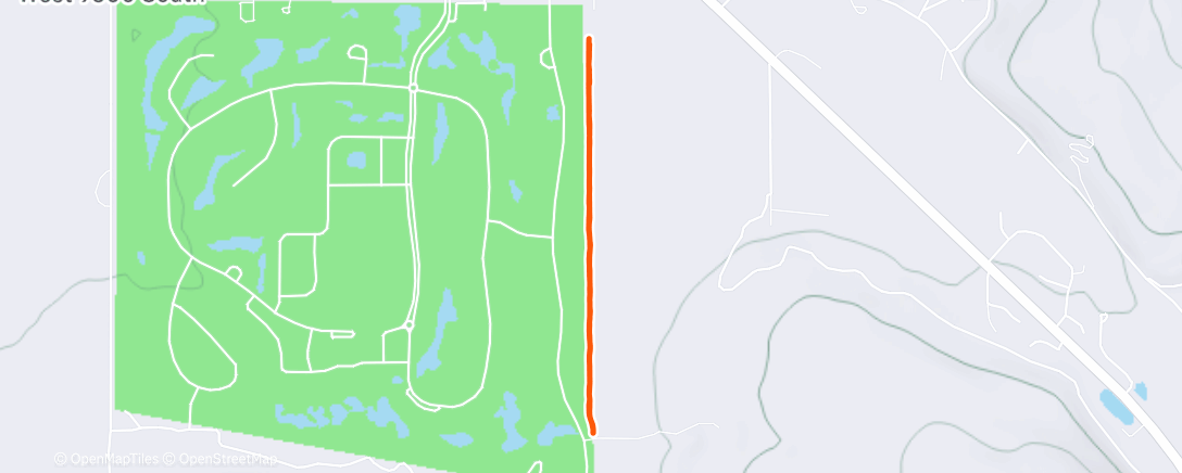 Map of the activity, Afternoon Hike