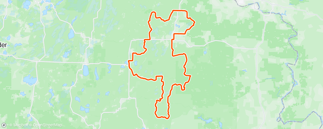 Map of the activity, Bear 100 2024