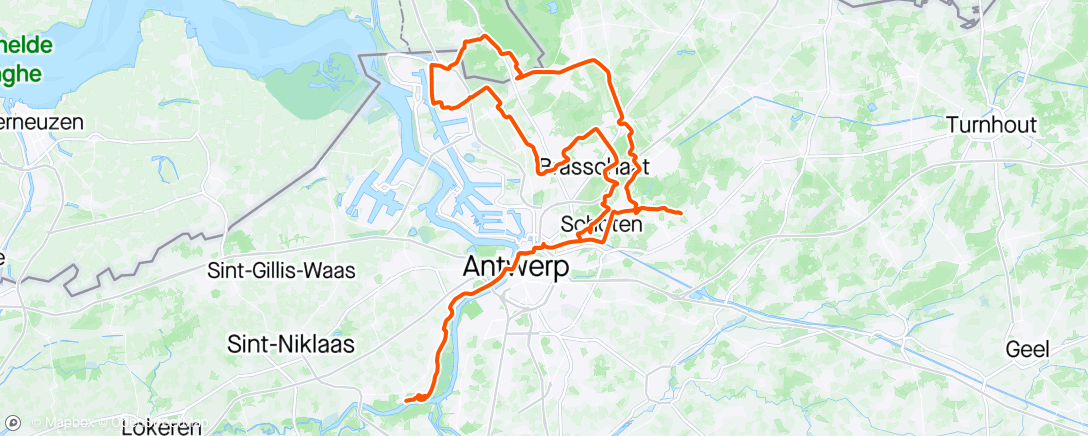 Map of the activity, Scheldeprijs met waaiers op kop 💨
