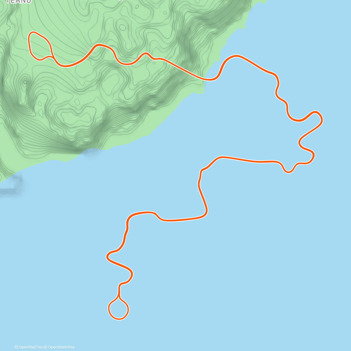 Map of the activity, Zwift - Tempus Fugit in Watopia
