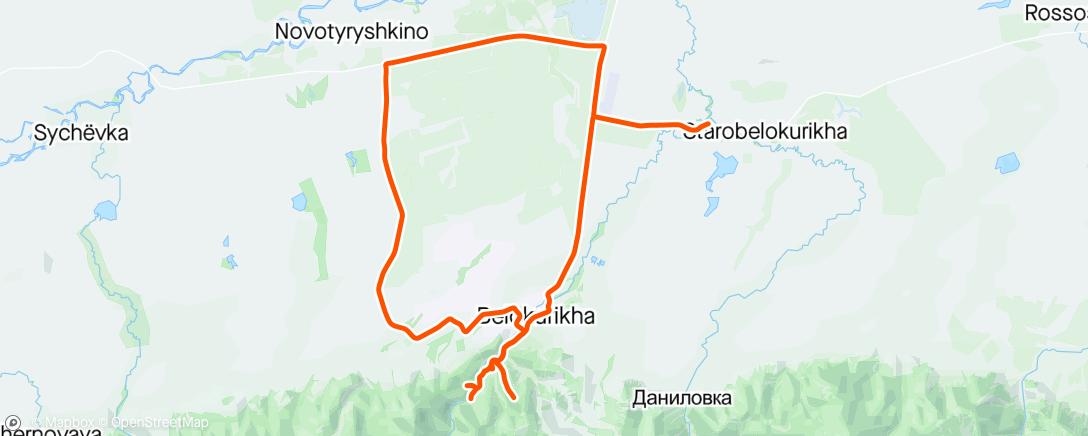 Map of the activity, Пиздец чуть велосипед не сдуло