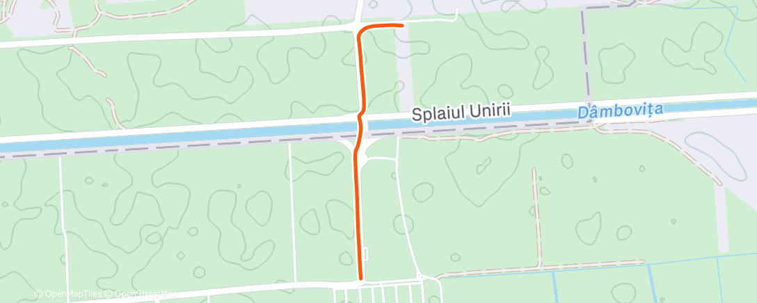 Map of the activity, Afternoon Walk