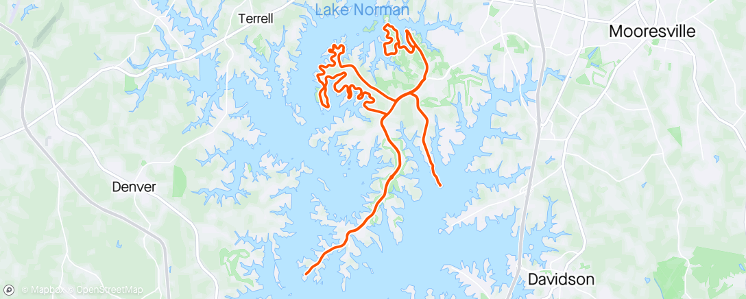 Map of the activity, Lake watching