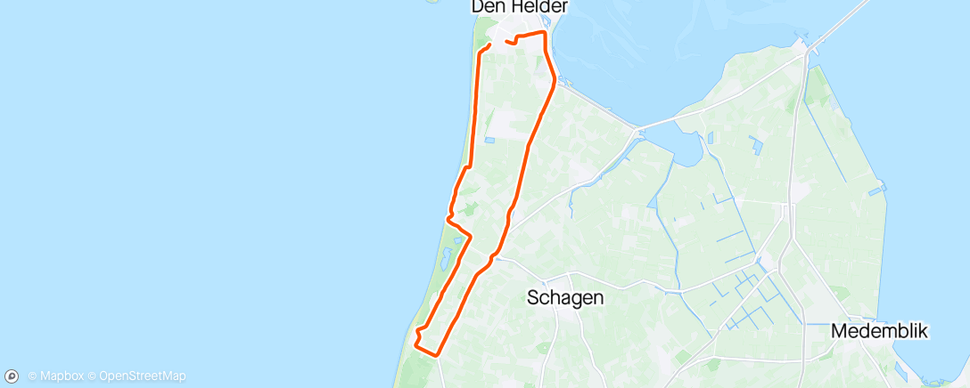 Map of the activity, Petten point to point.. 😎