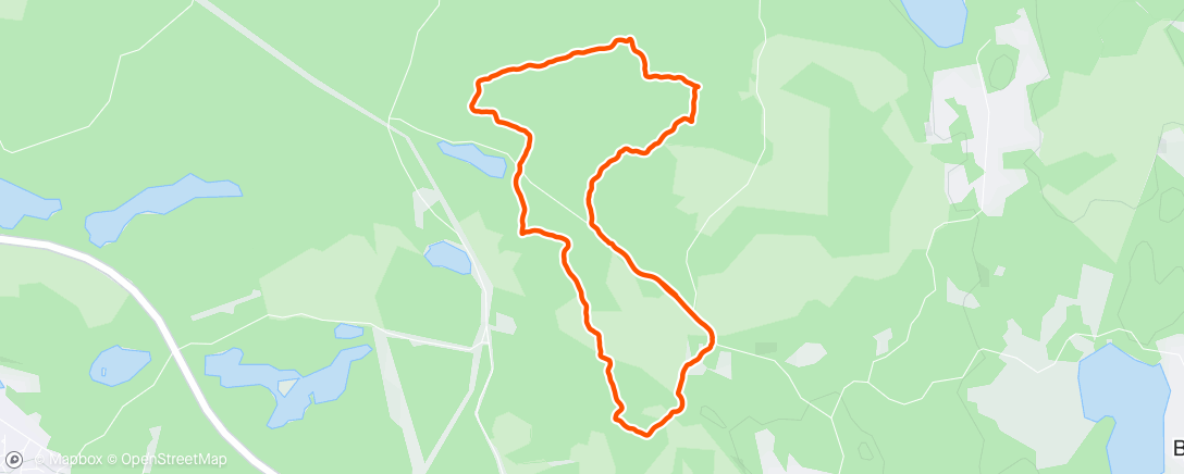Map of the activity, Orientering vid Mollhemmet