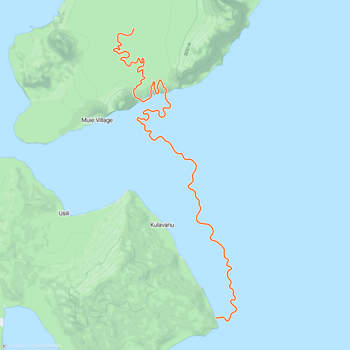 Map of the activity, Zwift - 02. Endurance Escalator on The Muckle Yin in Watopia