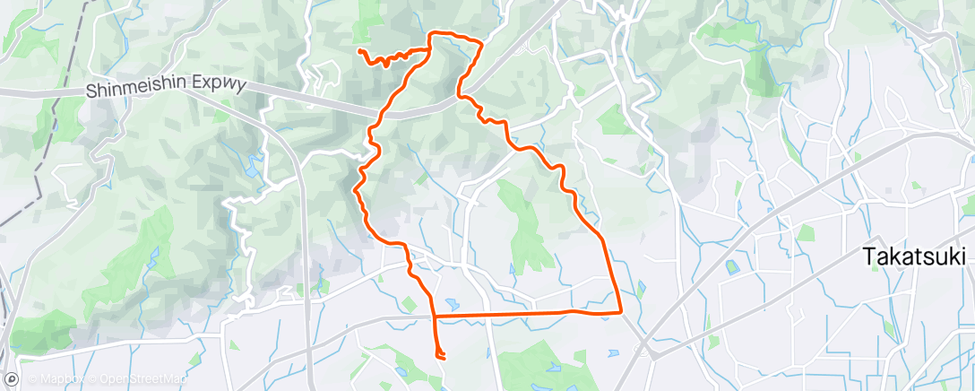 Map of the activity, 朝天狗
