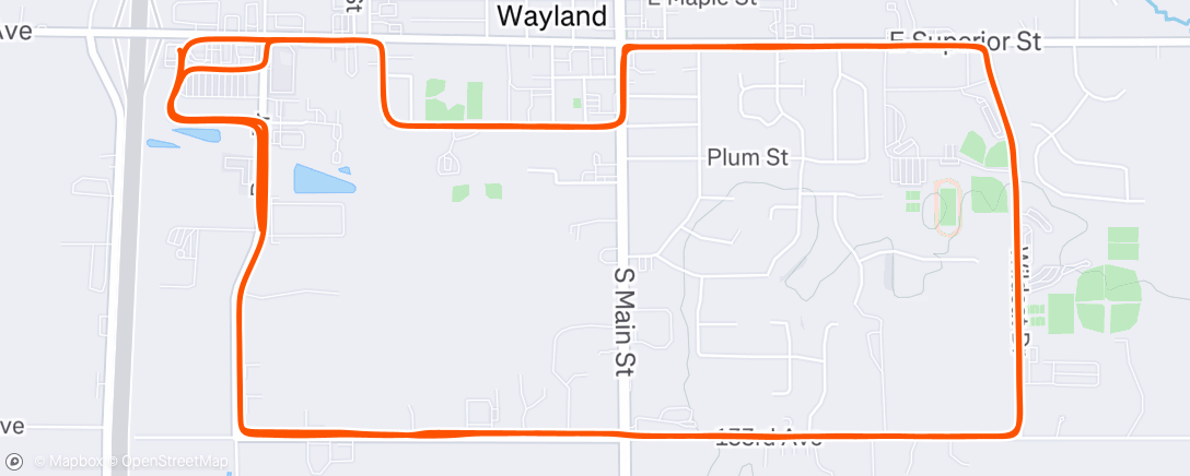 Map of the activity, Waytown with ryan