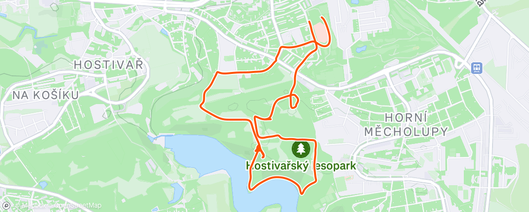 Map of the activity, školní orienťák🤪