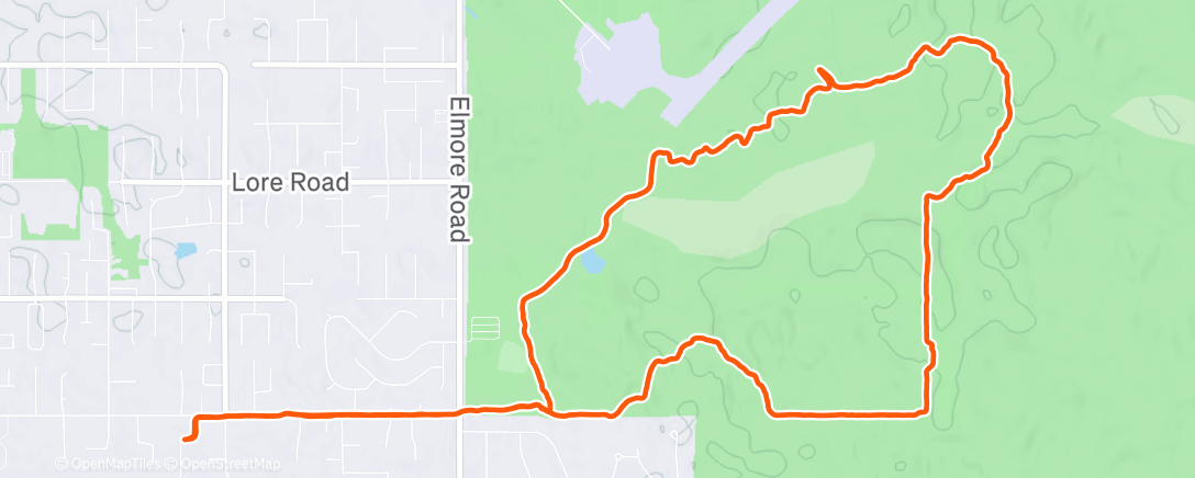 Map of the activity, New year new ankle please