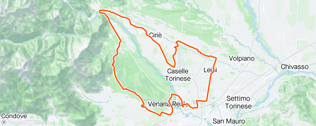 Map of the activity, Bike 25/24 🚴‍♂️ a vedere il Giro in assetto tri 🤙😎
