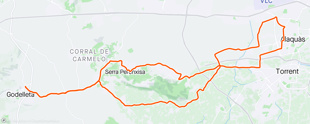 Map of the activity, Pre Asturias