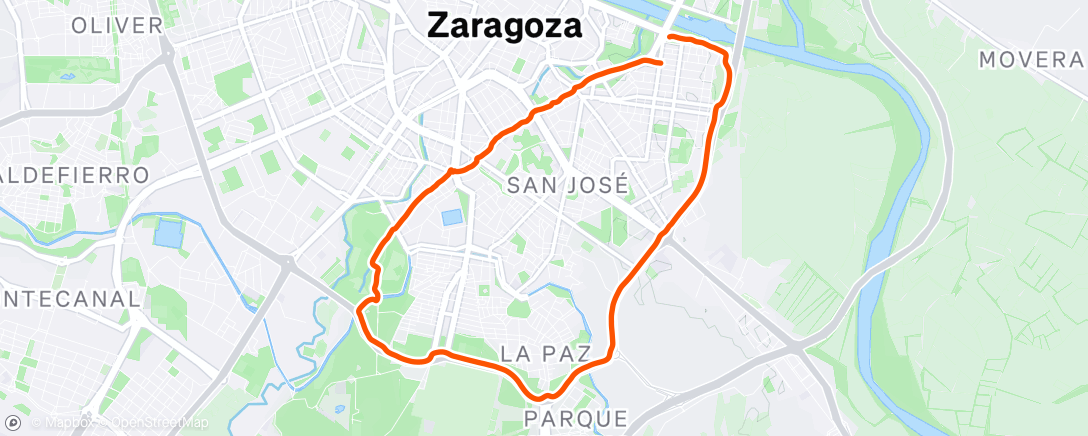 Map of the activity, Circular.🚶‍♀️🧘‍♀️