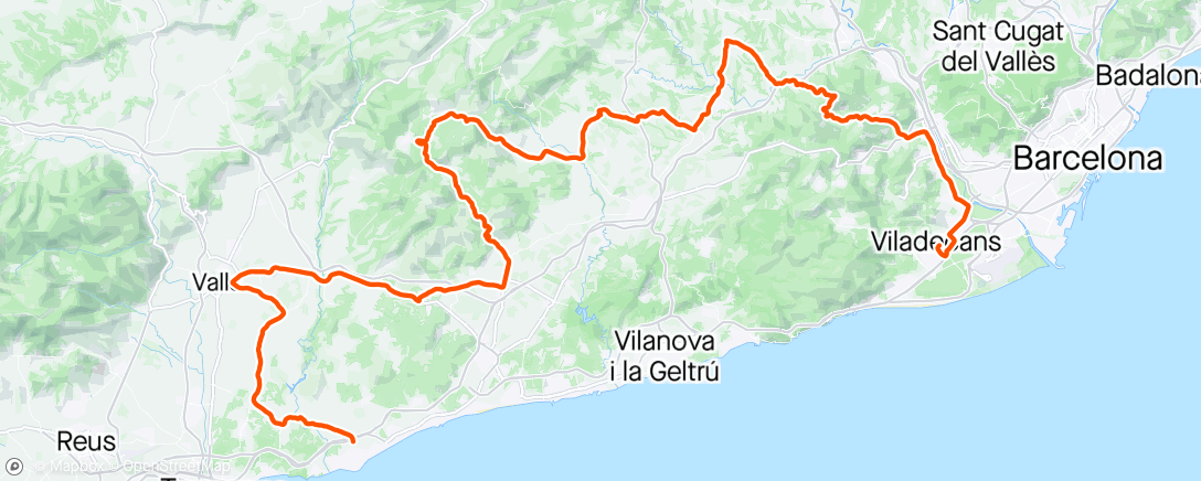 Map of the activity, Volta Catalunya Etapa 5 🏎️