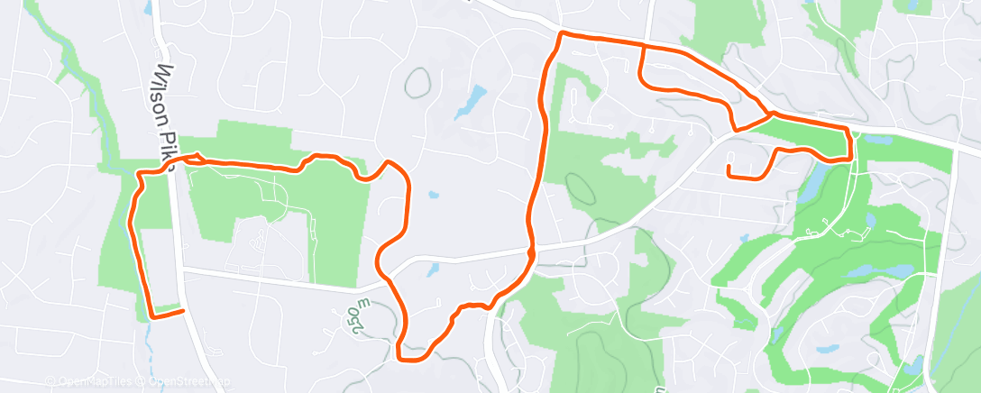 Map of the activity, Mental Health Miles Rideout Style