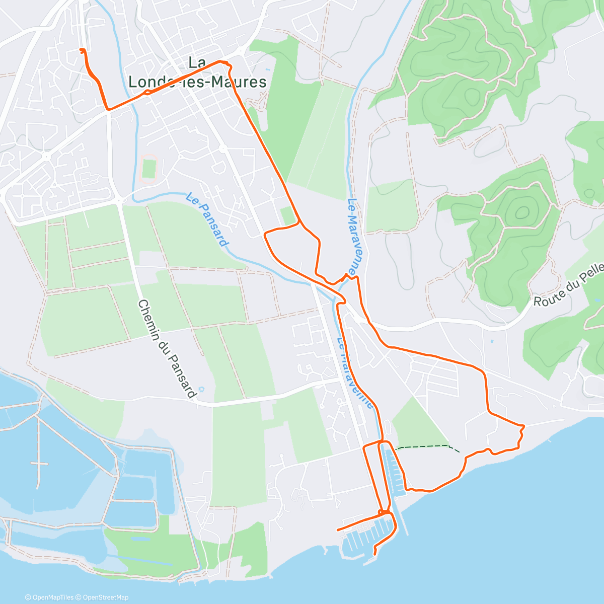 Map of the activity, Sortie digestive
