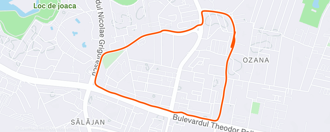 Mapa de la actividad (Morning Run)