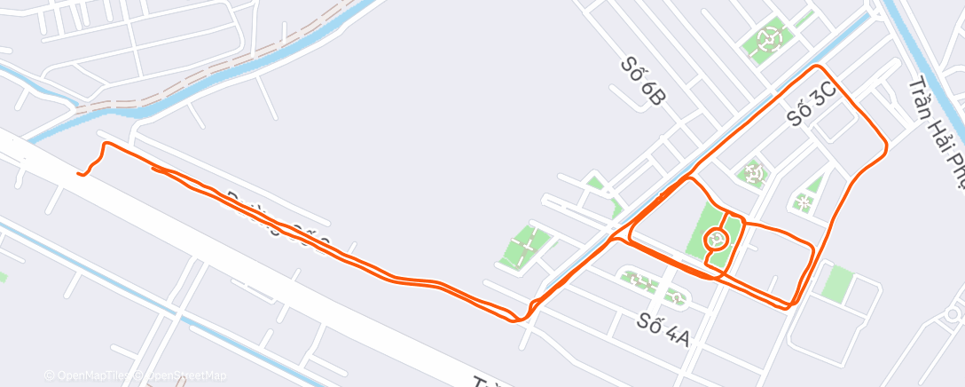 Map of the activity, Đi bộ ngoài trời