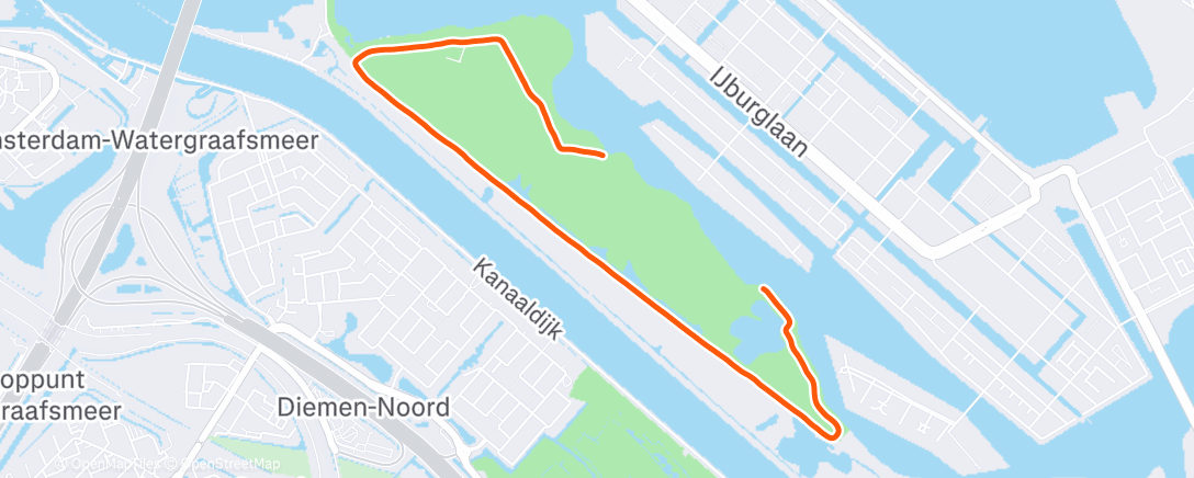Map of the activity, Threshold Run