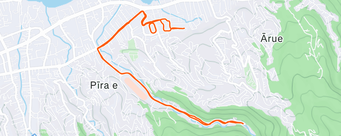 Map of the activity, 👣 🏃🏻 • portail vert 🟩 • J-4 TMUT 85KM⛰️🗿🇵🇫 • 🌤️👣