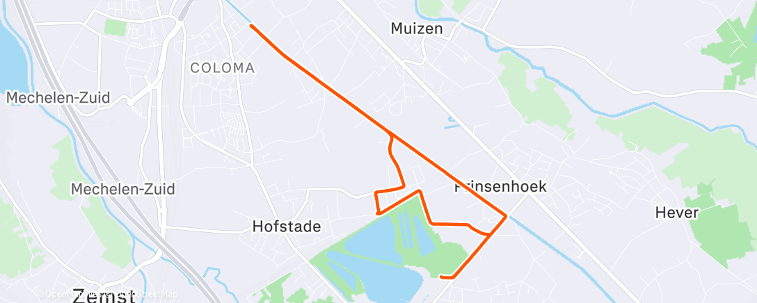 Map of the activity, Cool down avec Lauriane