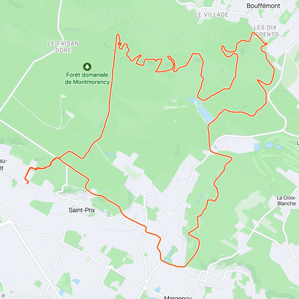 Map of the activity, Sortie avec Nicobio