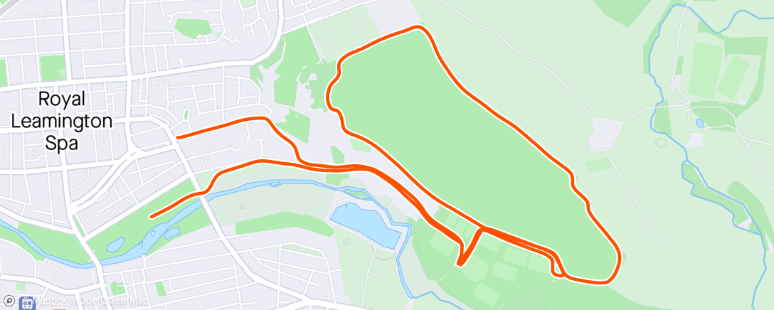 Map of the activity, First Parkrun for over a year 🏃🏻‍♂️🏃🏻‍♀️