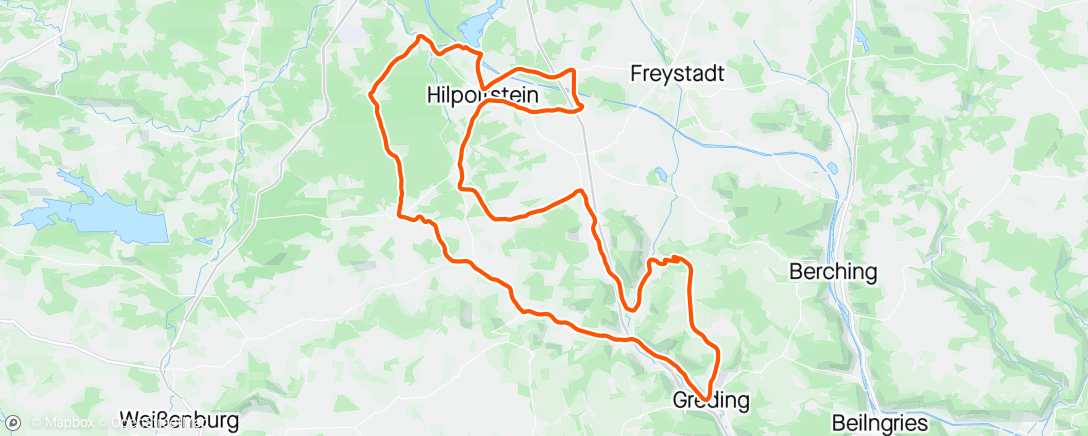 Mapa de la actividad (ROUVY - DATEV Challenge Roth | Germany 180 km)