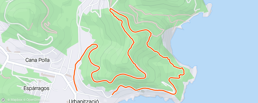 Map of the activity, Short walk…