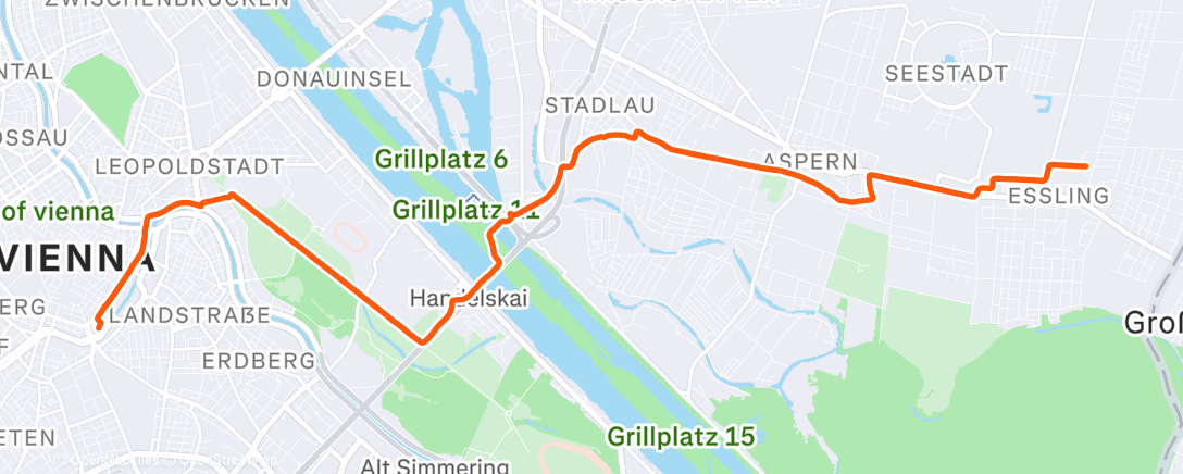 Map of the activity, WBH