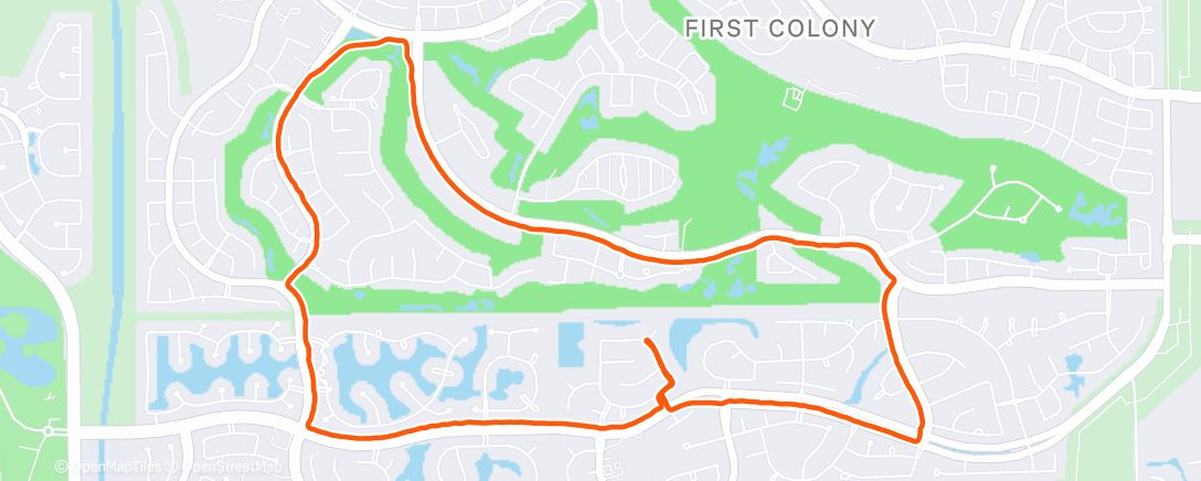 Карта физической активности (Morning Run)