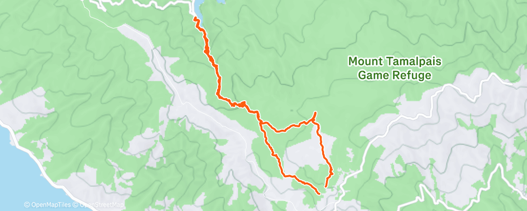 Map of the activity, Cataract Falls