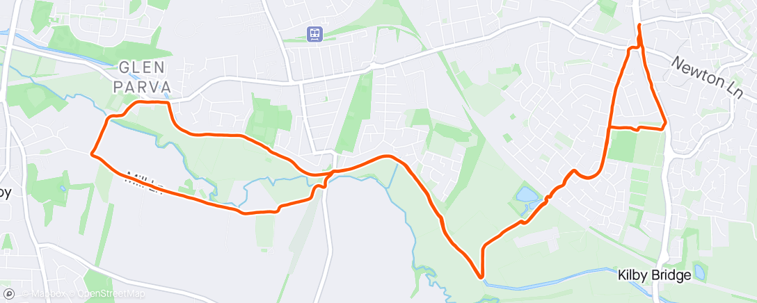 Map of the activity, Club canal run